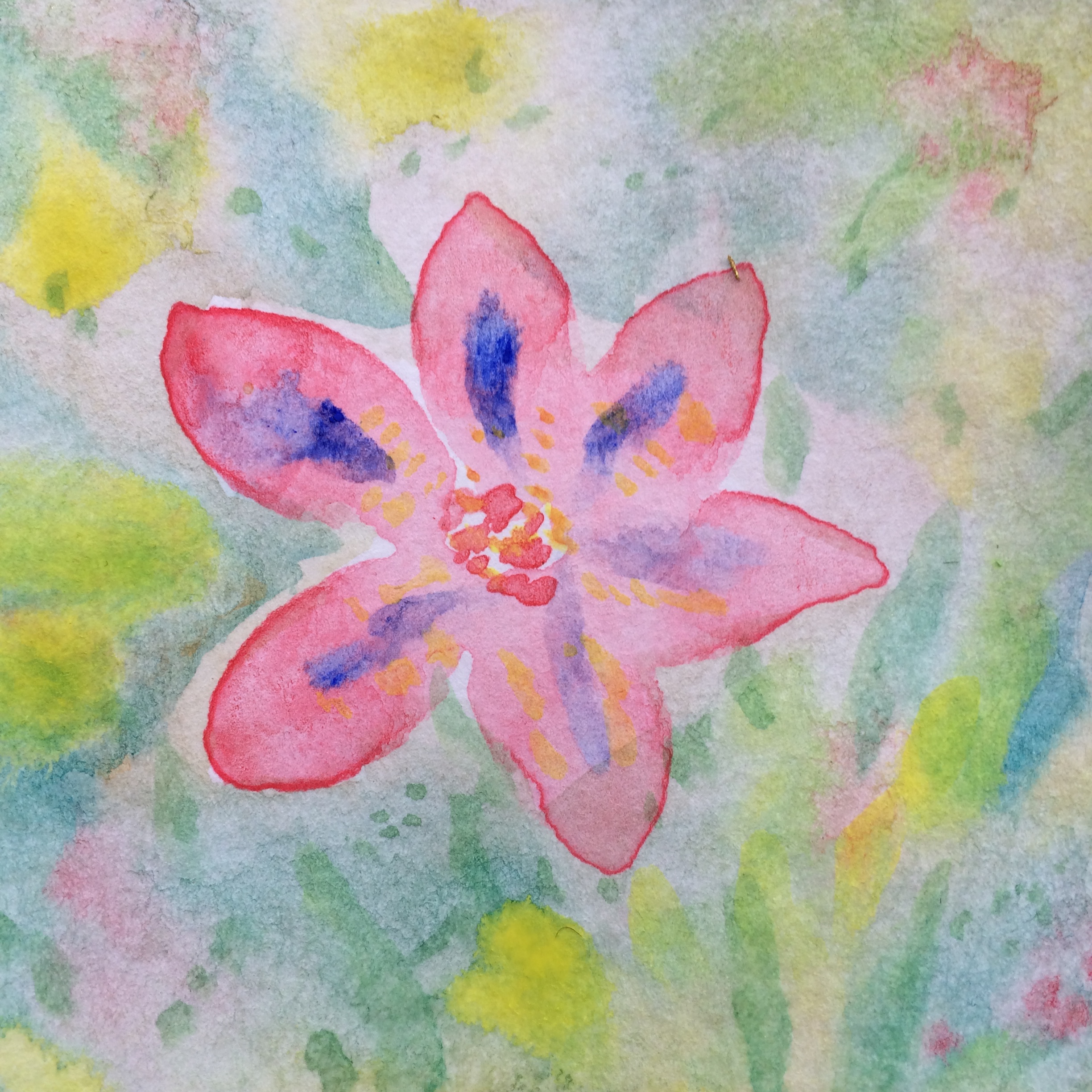 Watercolor flower