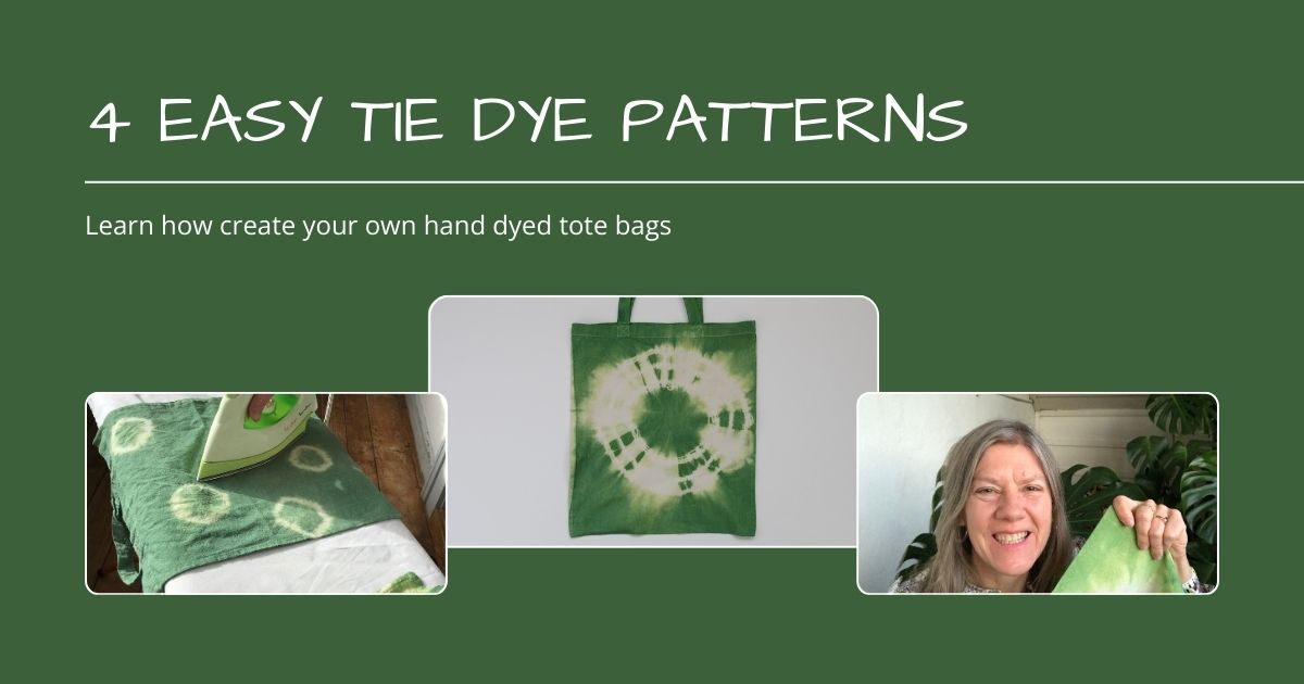 4 easy tie dye patterns course